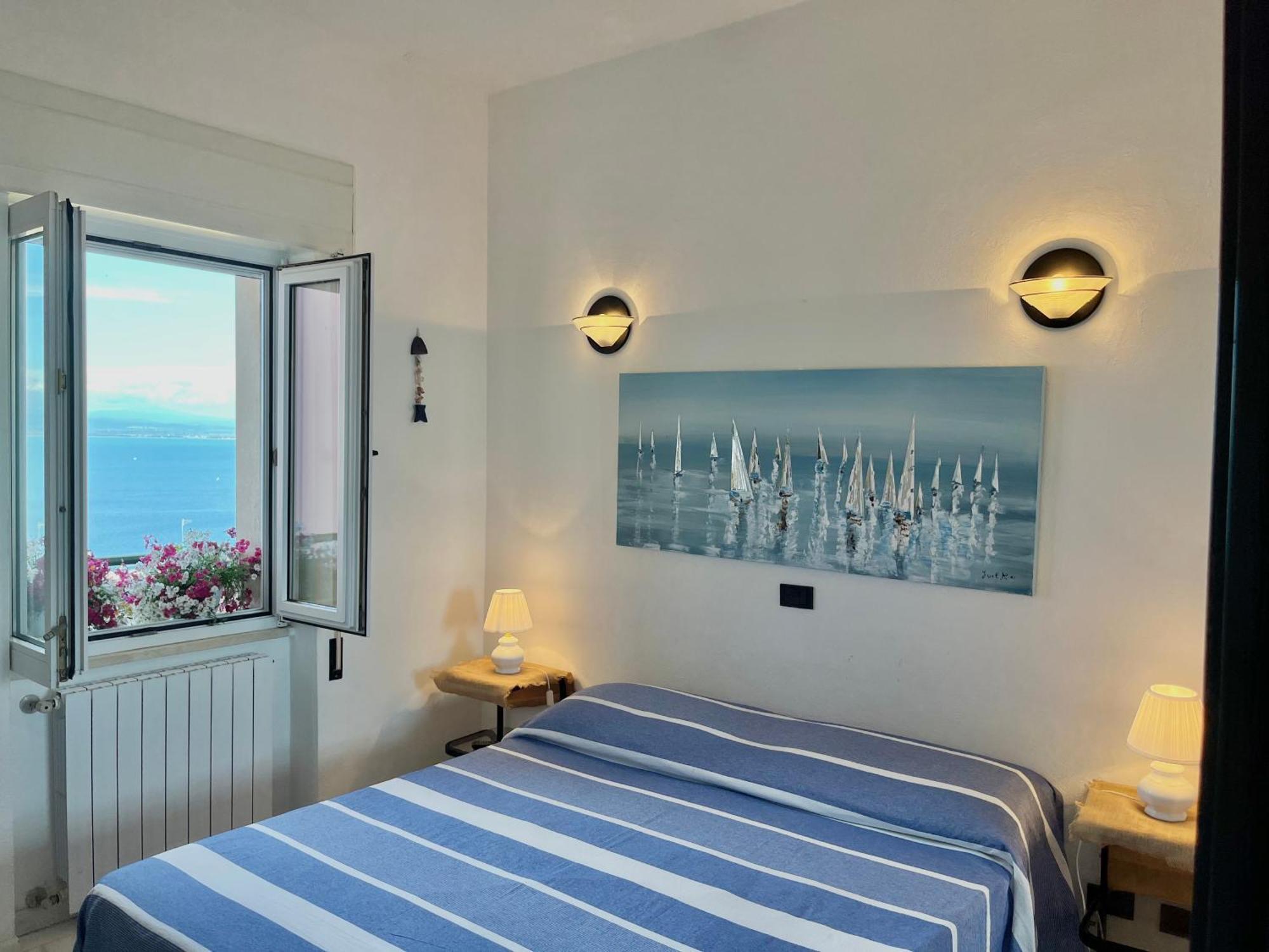 Porto Santo Stefano Vista Mare + Parcheggio Gratuito Apartment Bagian luar foto